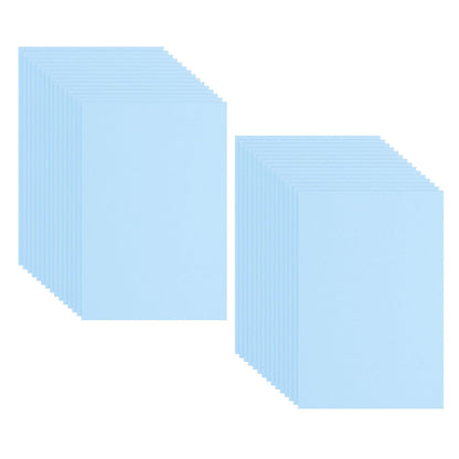 PATIKIL 30 Pack EVA Foam Sheets, 12" x 8" 2mm Thick Foam Sheets Crafts Foam Paper for Craft Classroom Bulletin Board Decor Scrapbooking DIY Cosplay Costume, Light Blue