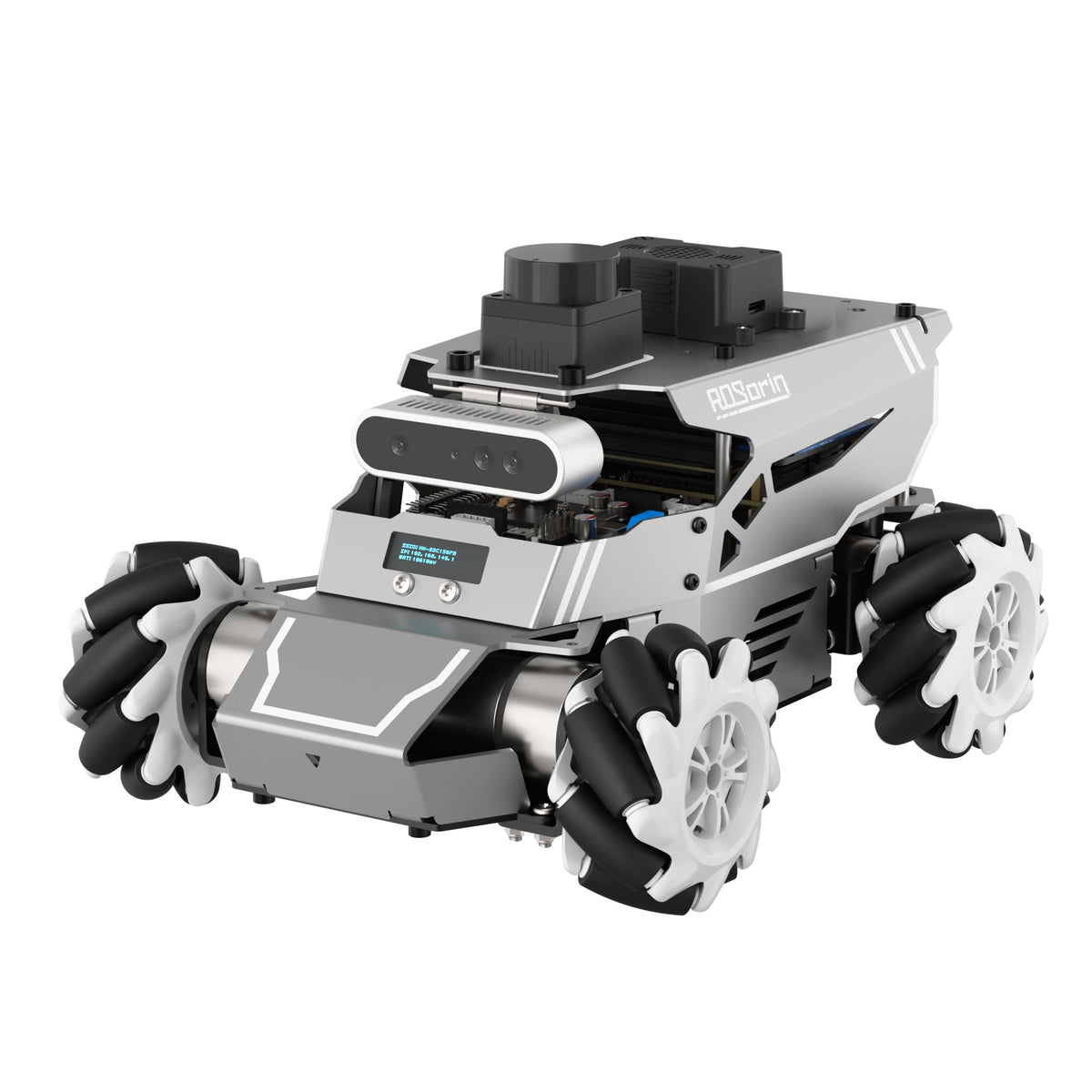 HIWONDER ROS2 Robot Car for Jetson RPi Gemini ChatGPT Large AI Models Depth Camera SLAM Mapping Autonomous Driving Programming Education Smart AI Robotic Car, ROSOrin Standard Kit & Jetson Orin NX 8G