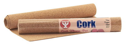 Hygloss Products Cork Roll - 2 mm Thick - 12" x 24", Brown - 6 Qty