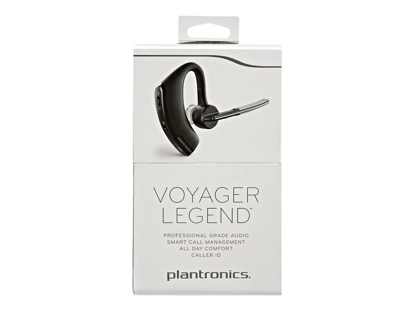 Plantronics - Voyager Legend (Poly) - Bluetooth Single-Ear (Monaural) Headset - Connect to your PC, Mac, Tablet and/or Cell Phone - Noise Canceling,Black