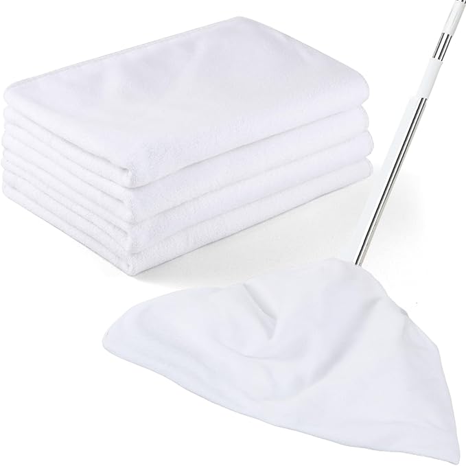 4 Pack Extra Large Microfiber Cleaning Cloths 20"x30", Lint-Free Reusable Towels