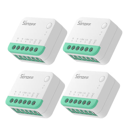 SONOFF MINIR4M 10A Matter Smart Switch,Universal DIY Module for Smart Home Automation Solution, Work with Alexa & Google Home,1 Pack