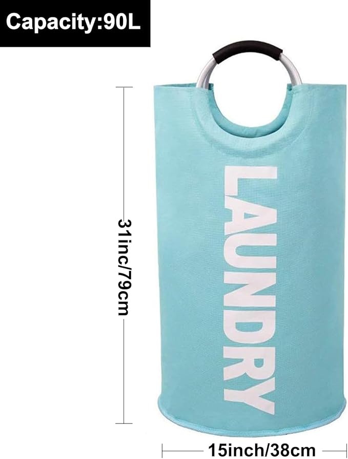 Mziart 90L Large Collapsible Laundry Hamper Laundry Basket