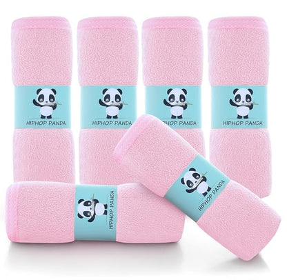HIPHOP PANDA Baby Washcloths, Rayon Made from Bamboo