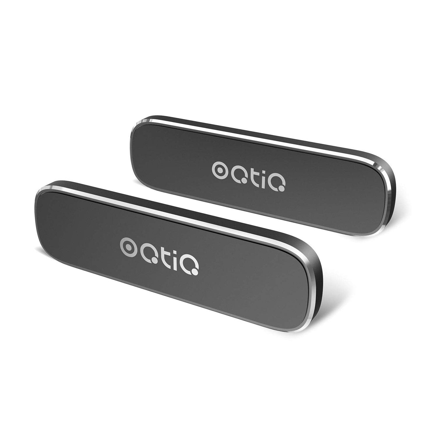 OQTIQ [2 Pack] Magnetic Car Mount, Phone Magnet for Car, Universal Stick On Rectangle Flat Dashboard Car Phone Magnet Mount for Cell Phones and Mini Tablets (Rectangle Flat)