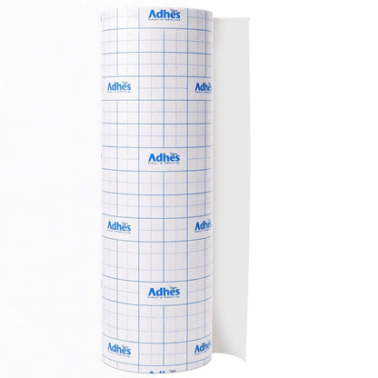 ADHES Clear Transfer Tape for Vinyl with Grid, 12" x 50FT, Medium Tack Transfer Paper Roll, Easy Release Application Tape for Cricut, Silhouette, Decals, Signs & DIY Projects