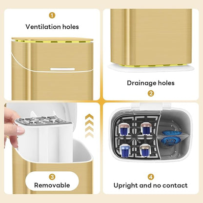 Toothbrush Holder with Cover