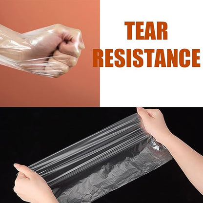 10 Pieces Plastic Drop Sheets for Painting, Waterproof and Dust-Proof Clear
