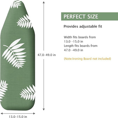 SheeChung Ironing Board Cover and Pad 15" x 49", Iron Board Cover