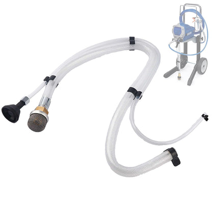 ZVJV Premium Suction Tube Kit for Graco Magnum Project Painter Plus X5 X7 ProX17 ProX19 Stand/Cart Airless Paint Sprayer