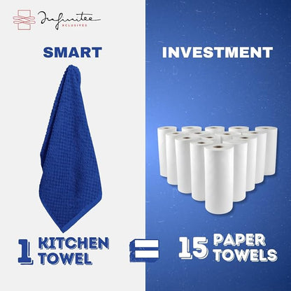 Infinitee Xclusives 100% Cotton Kitchen Towels