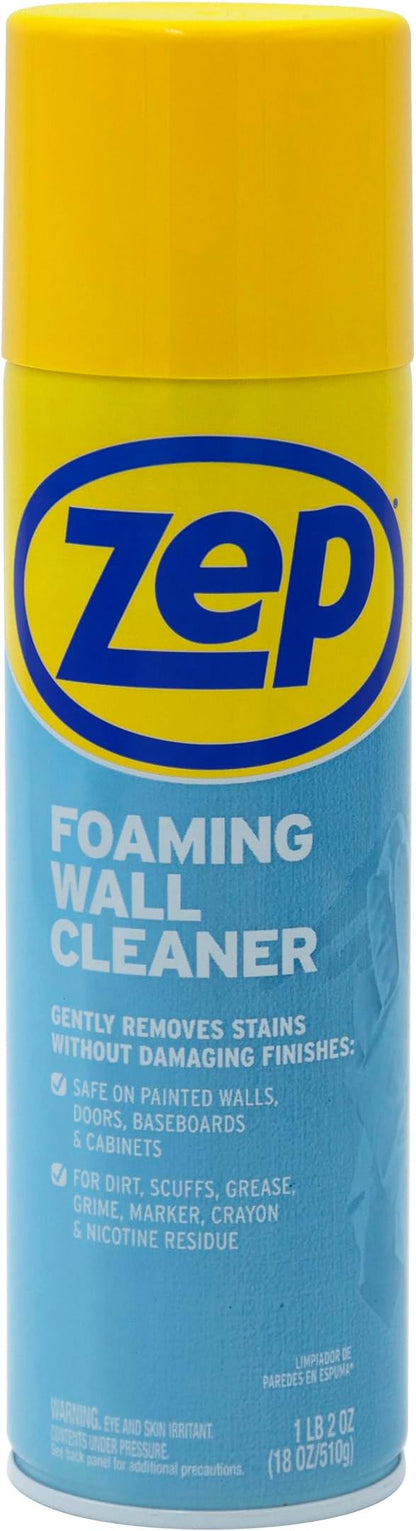 Zep ZUFWC18 Foaming Wall Cleaner, 18 oz