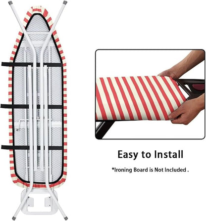 Red Stripe Ironing Board Cover Table Top Home Decoration, Iron Board Cushion