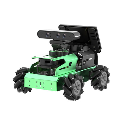 JetAuto ROS2 Robot Car with ChatGPT Large AI Model Lidar Depth Camera AI Voice Control Touch Screen, SLAM Mapping Navigation Path Planning Autonomous Driving Smart Robot, Advanced Kit & Orin Nano 8GB