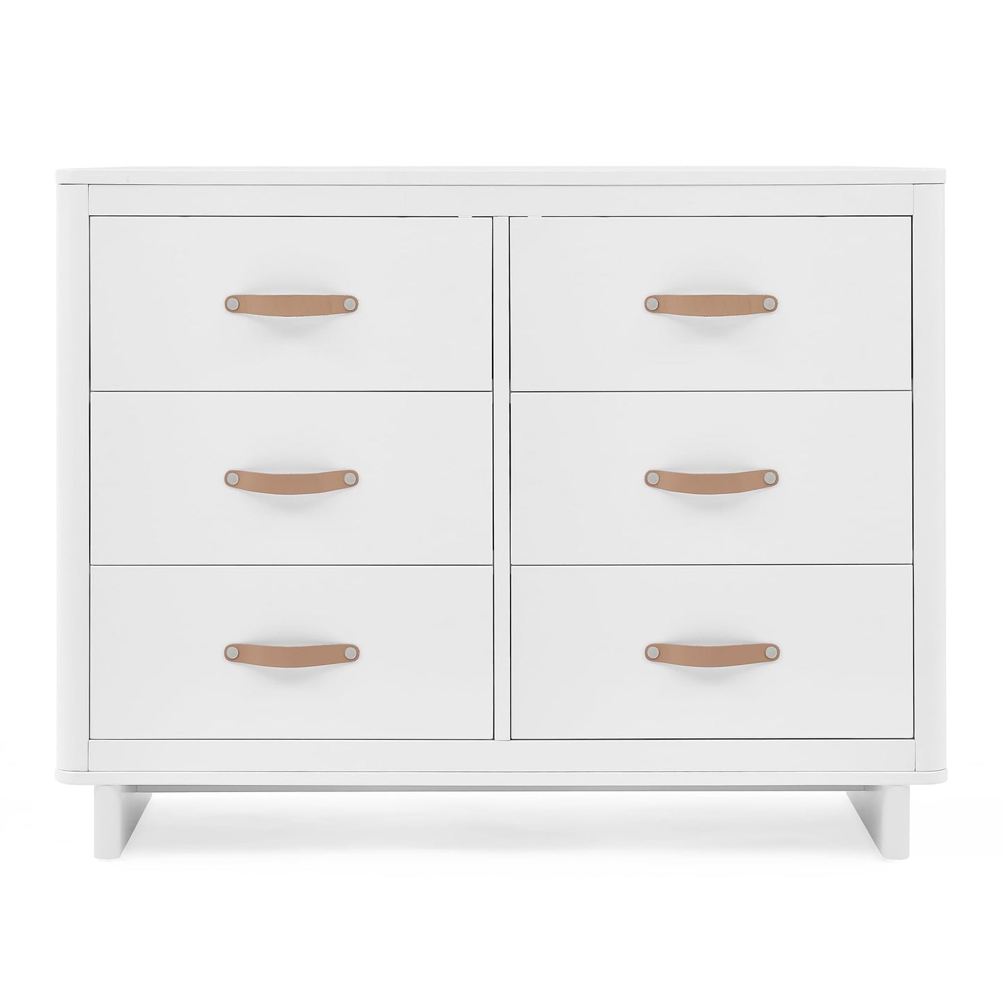babyGap Skye 6 Drawer Dresser with Interlocking Drawers by Delta Children - Greenguard Gold Certified, Bianca White