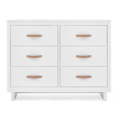 babyGap Skye 6 Drawer Dresser with Interlocking Drawers by Delta Children - Greenguard Gold Certified, Bianca White