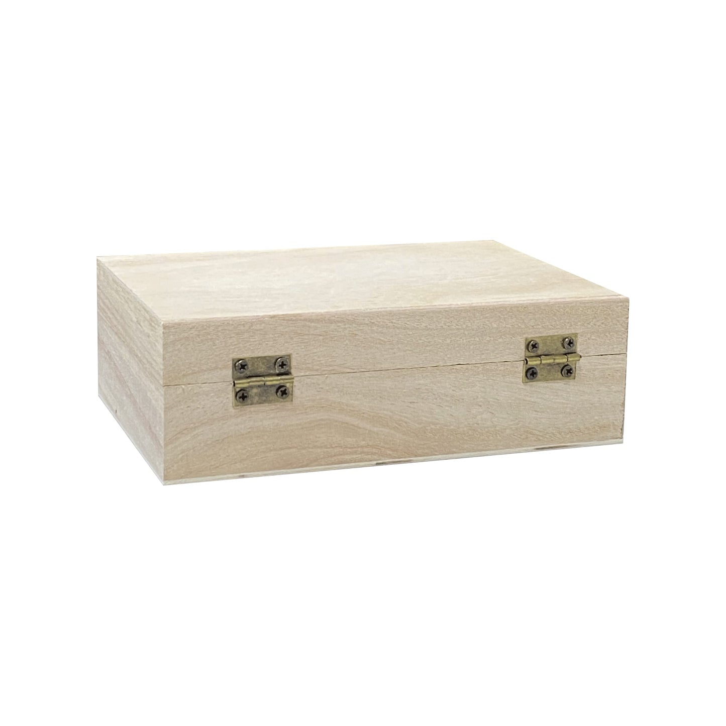 Cregugua 48-Pack Small Wood Box for Crafts 6"x4"x2" Unfinished Wooden Box with Lid Keepsake Box for Jewelry Storage DIY Crafts