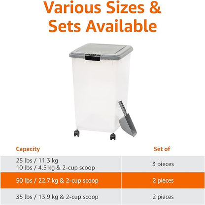 Amazon Basics Airtight Pet Food Storage Container