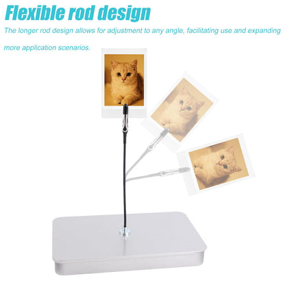 2pcs Metal Model Painting Stand Base Holder with 24pcs Bendable Magnetic Alligator Clip Sticks, Modeling Tools for Airbrush Models Coloring & Hobby Model Painting