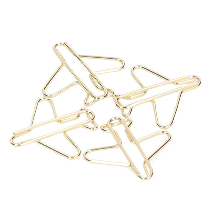 100Pcs Airplane Shape Paper Clips, Mini Cute Metal Paperclips, Funny Decorative Bookmarks Planner Clips with Storage Box Portable Office Supplies for College Teachers Students – Desk Accessories