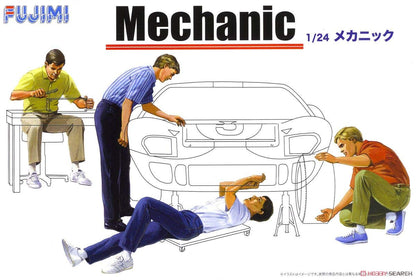 Fujimi Model GT-3 1/24 Garage & Tool Series No.3 Mechanic Plastic Model