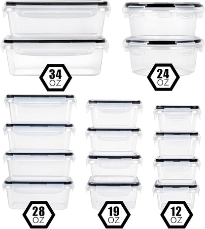 32 Piece Food Storage Container