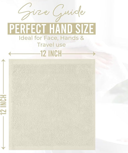 DAN RIVER 12 Pack Wash Cloths for Showering