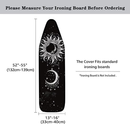 Gothic Sun Moon Iron Board Cover