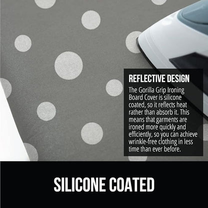 GORILLA GRIP The Original Ironing Board Cover and Pad, Silicone Coating