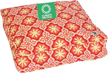 Molly Mutt Huge Dog Bed Cover - Papillon Print - Measures 36”x45”x5’’ - 100% Cotton - Durable - Breathable - Sustainable - Machine Washable Dog Bed Cover