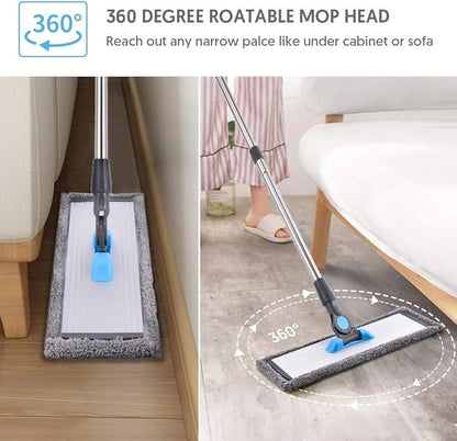 MANGOTIME Microfiber Dust Mop for Hardwood Floors