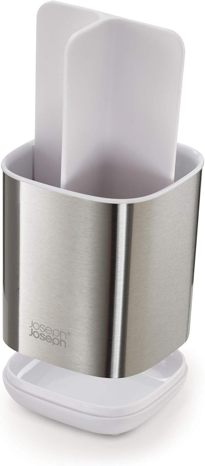 Joseph Joseph EasyStore Stainless-Steel Toothbrush Holder Bathroom Storage