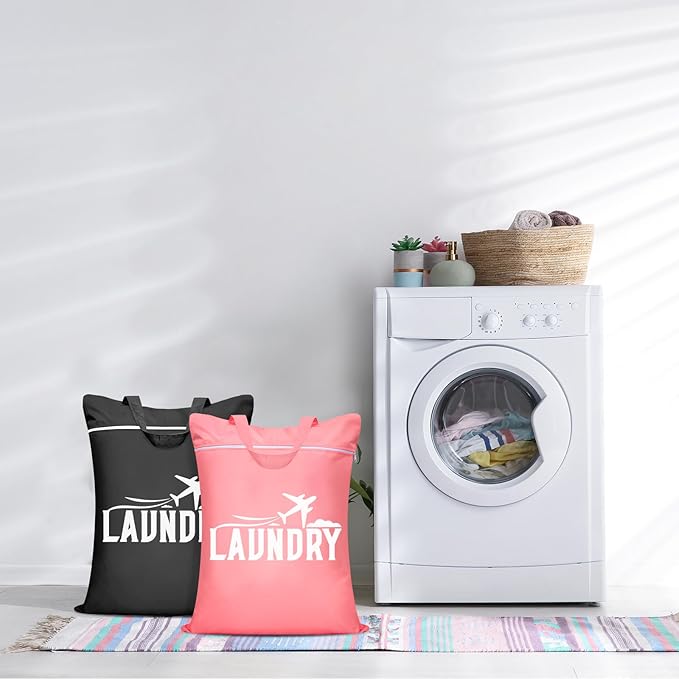 Fiodrimy 2 Pcs Large Travel Laundry Bags