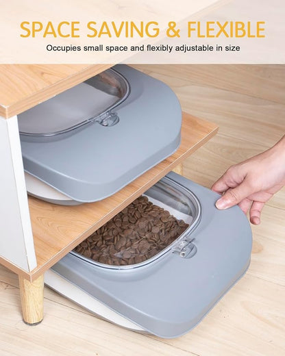 13 Lbs Dog Food Container, Collapsible Dog Food Storage Container