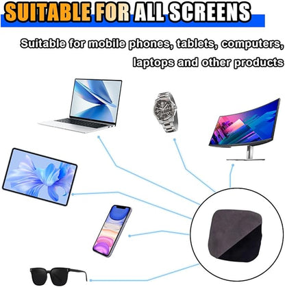 Square Car Touch Screen Cleaner Cloth, Microfiber Cleaning Pad Car Cleaning