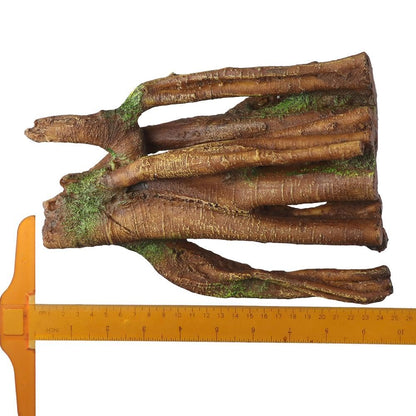 GetCoupon Aquarium Resin Tree Trunk Ornament, Lifelike Driftwood Decor, Length Assorted Branches Sunken Tree Trunk Resin Fish Tank Decoration