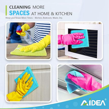 AIDEA Microfiber Cleaning Cloth-50PK, Soft Microfiber Towels
