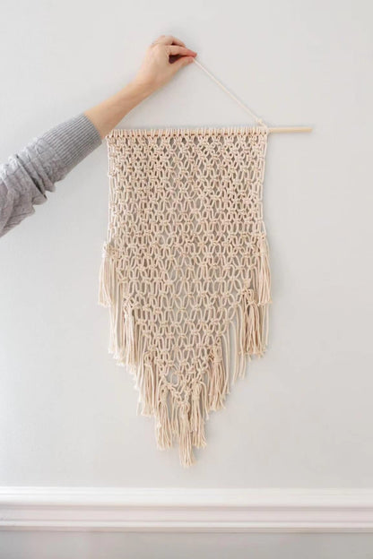 Natural Cotton Macrame Rope - 3mm x 328Yards (984Feet), 4 Strands Twisted Macrame Cord for Wall Hanging, Plant Hangers, Crafts, Gift Wrapping and Wedding Decorations, Beige