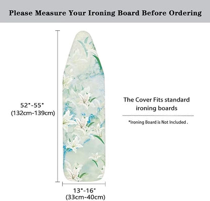 Home Ironing Board Cover, Heat Reflective and Anti-Burning, Sturdy and Durable