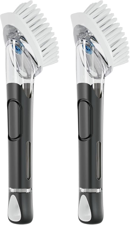 RIMAY Soap Dispensing Dish Brush, Dish Scrubber