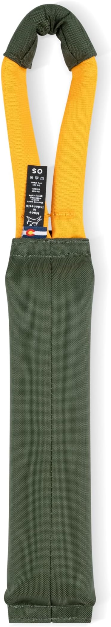 OllyDog Tugger | Dog Tug Toy for Tug of War & Training | Durable Bite Pillow | Eco-Friendly Recycled | Handle | Medium Large Dogs (Winter Moss)