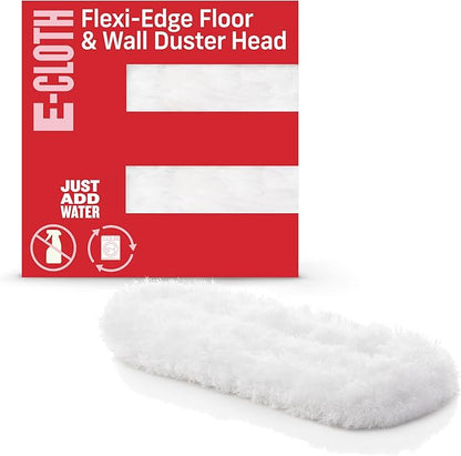 E-Cloth Flexi-Edge Floor & Wall Duster Head, Reusable Dusting Mop