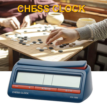 Chess Clock, Advanced Digital Chess & Portable Game Timer, for Portable Timer for Board Games and Delayed Countdown Function