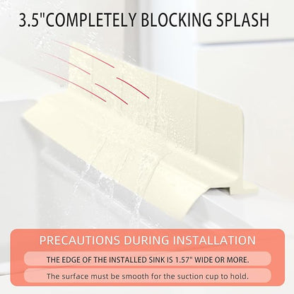 23" Ultra Silicone Sink Splash Guard Released in 2025/Dec, Self-Draining Water