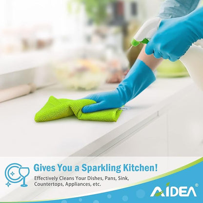 AIDEA Microfiber Cleaning Cloth-24PK, Soft Microfiber Towels