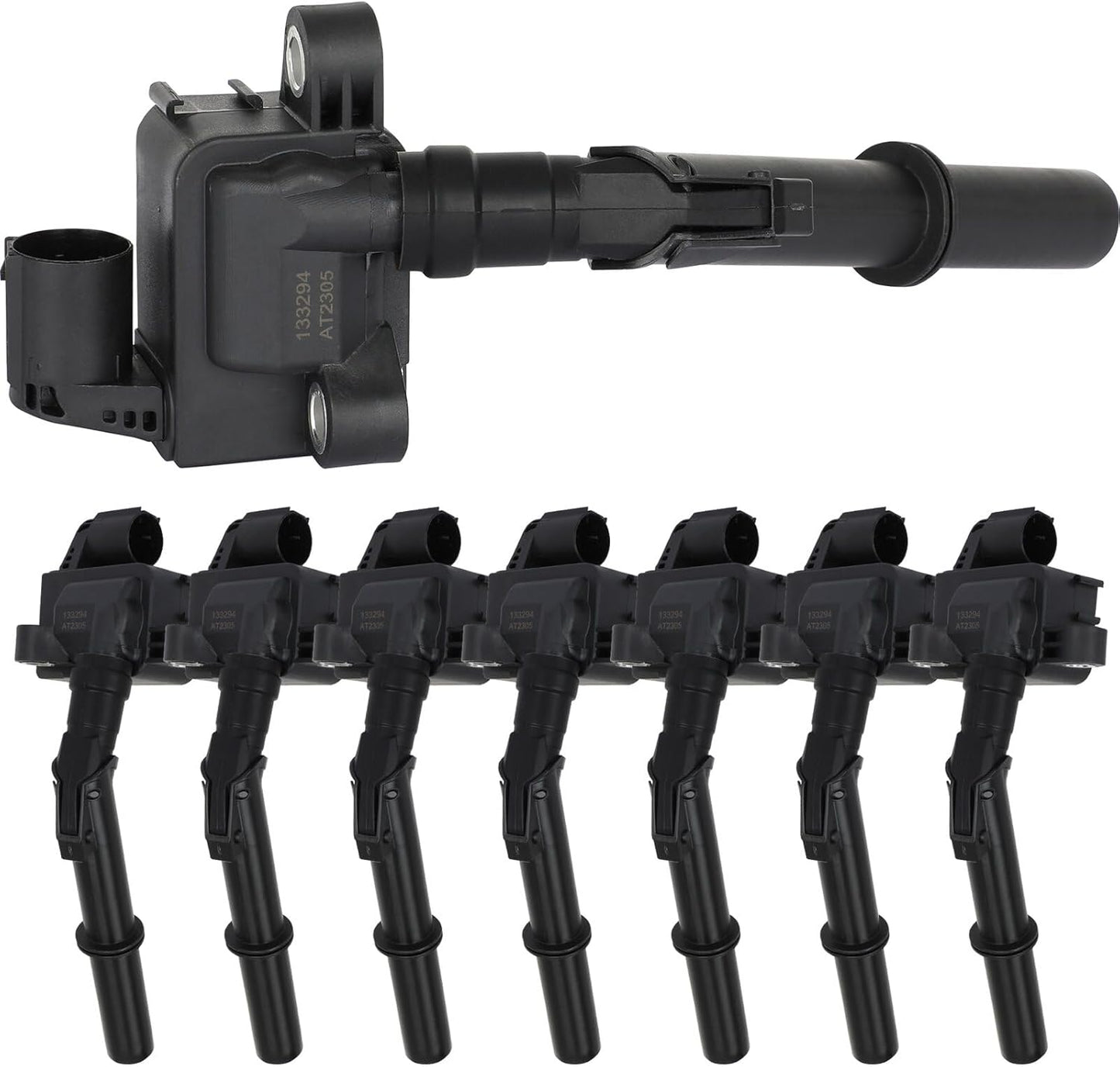 ECCPP 3 ignition coils with 3 iridium Spark Plugs,UF808,coils packs,for Smart Fortwo 2016-2017 0.9L‎224332428R,UF-808