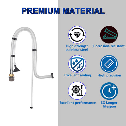 ZVJV Premium Suction Tube Kit for Graco Magnum Project Painter Plus X5 X7 ProX17 ProX19 Stand/Cart Airless Paint Sprayer