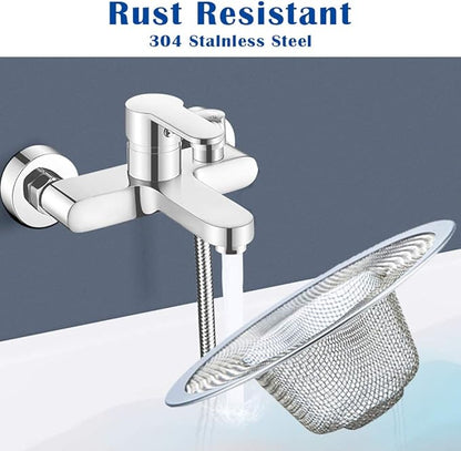 40 pcs Heavy Duty Stainless Steel Slop Basket Filter Trap, 2.75" Top / 1" Mesh