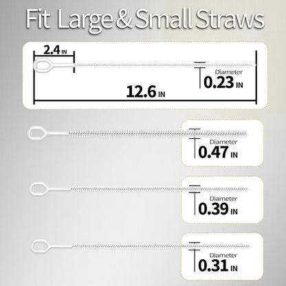 Heavy Duty Straw Cleaner Brush