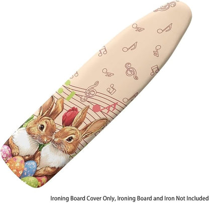 Bunny Ironing Board Cover for Easter Music Note Ironing Board Covers Standard